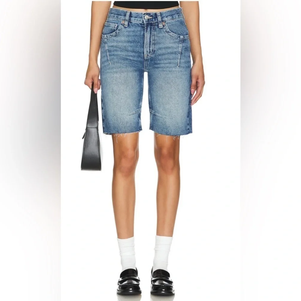 NEW Free People Ghost Town Long Short in Bodie Blue 27